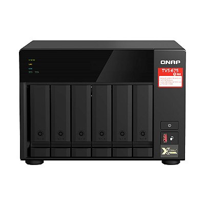 TVS-675 Qnap - Storage NAS 6 baias hot swappable 8-Core desktop