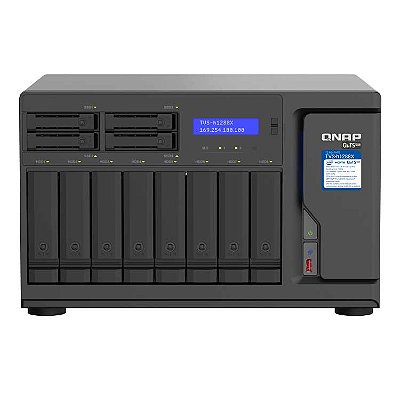 TVS-h1288X Qnap - Servidor NAS desktop 12 Baias SATA (8 x HDD e 4 x SSD)