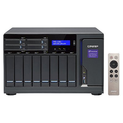 TVS-1282 Qnap - Tiered Storage 12 baias hot swappable