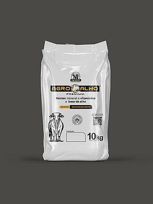 Agroalho Premium - Núcleo Mineral e Vitamínico a Base de Alho - Saco 10kg