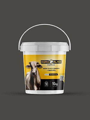 Agroalho Premium - Núcleo Mineral e Vitamínico a Base de Alho - Balde 10kg
