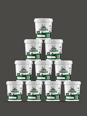 Combo 10 Baldes 1kg Agroaves - Núcleo Mineral e Vitamínico