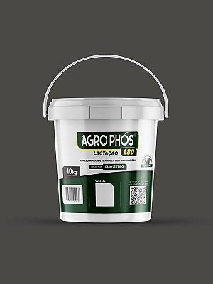 Agrophós Lactação 180 - Núcleo Mineral e Vitamínico com Aminoácidos - Balde 10kg