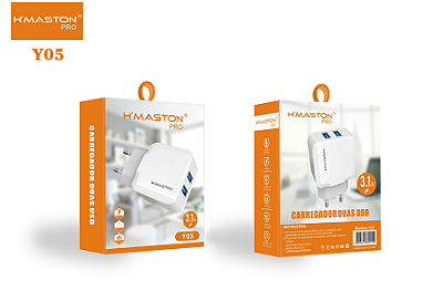 Fonte Hmaston de Carregador Turbo 2 Usb 3.1a Original