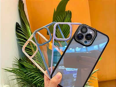 kit Capa+ Lente Câmera  Para iPhone PREMIUIM CASE