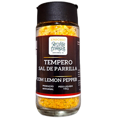 Sal de Parrilla com Lemon Pepper 100g