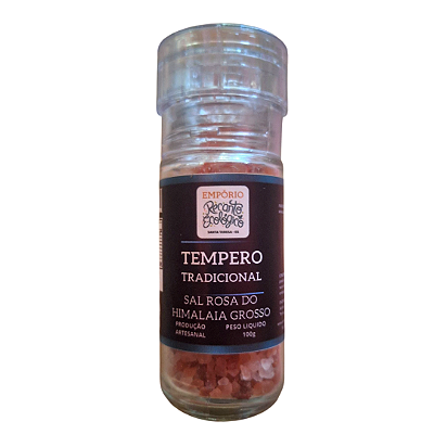 Sal Rosa do Himalaia Grosso 100g Com Moedor