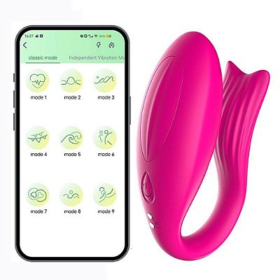 Conexão e Prazer Sob Controle: Vibrador de Casal Ariel com App e 9 Modos de Vibração da Vibe Toys