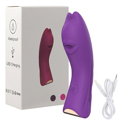 Vibrador de Dedo com Estimula Clitóris e Mamilos