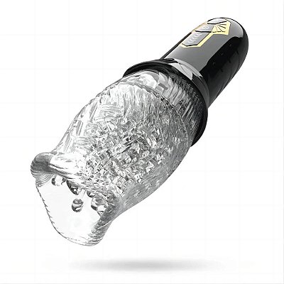 Masturbador Masculino Automático Vibração Boquete e Sucção