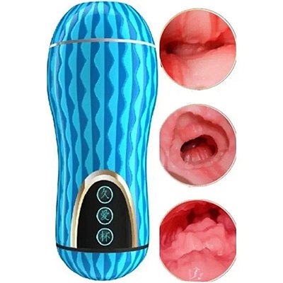 Masturbador Masculino Simulador de Oral