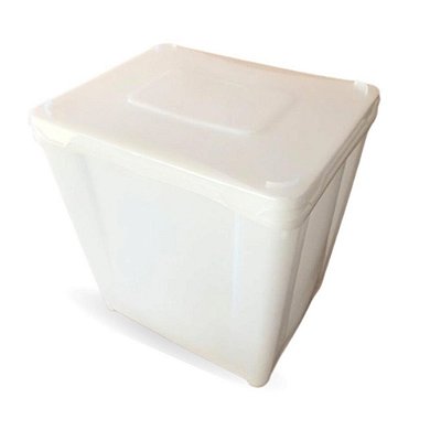 Pote 10 Litros Retangular para Armazenar Alimento