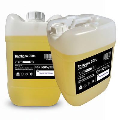 Galão 20L Transparente Atóxico com Tampa Rosca e Anel Polixan - 02 Pcs