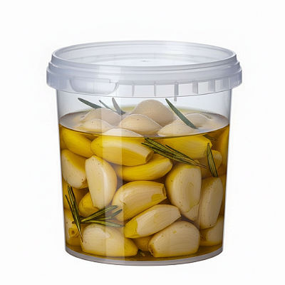 Pote 220 ml com Tampa Lacre para Armazenar Alimentos - 1.000 Pcs