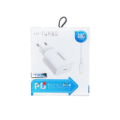 Carregador Tpc x Ios 3.0a Hi Turbo Ttpd01