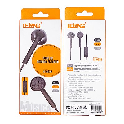 Fone Com Fio Lelong Le0236