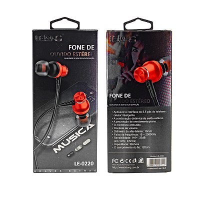 Fone Com Fio Lelong Le0220