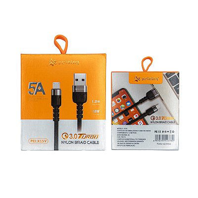 Cabo V8 1.5m 5a 18w Peining Peix15v
