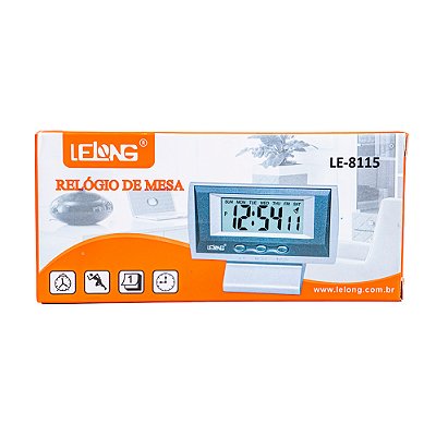 Relógio De Mesa Digital Lelong Le8115