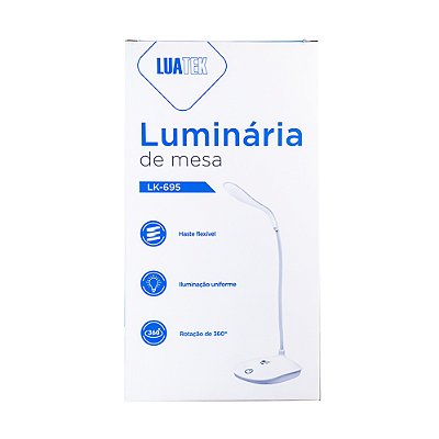 Luminária De Mesa Luatek Lk695