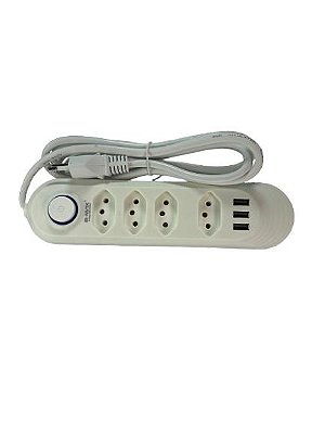 Filtro de Linha 2m 3Usb Bmax Bm8694a