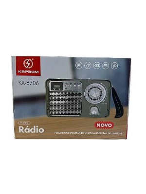 Radio Am/Fm Kapbom Ka8706