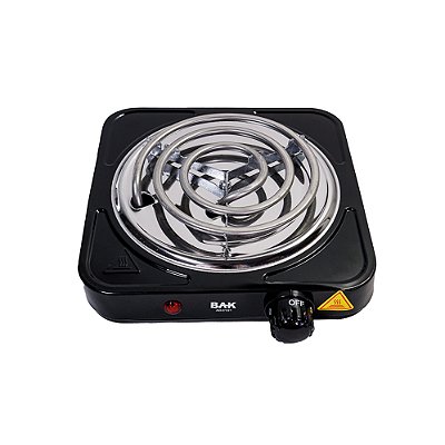 Fogareiro Elétrico 1 Boca 127v 1000w Bak Adc101