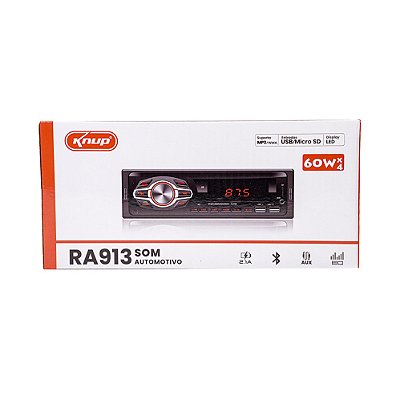 Radio Automotivo 60w Knup Ra913