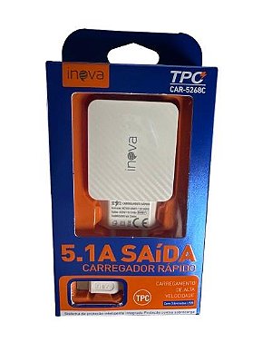 Carregador Tpc 5.1a Inova Car5268c