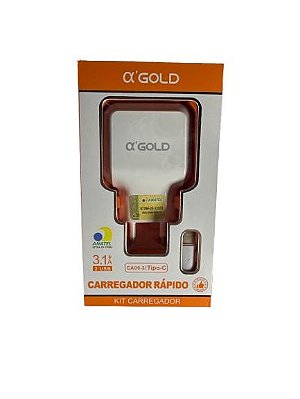 Carregador Tpc 3.1a  Agold Ca093