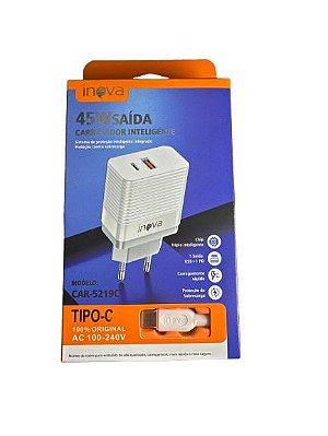 Carregador Tpc 45w Inova Car5219c