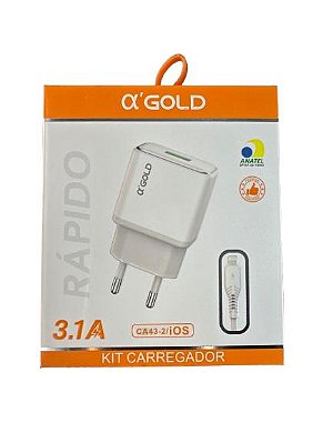 Carregador Ios 3.1a Agold Ca432