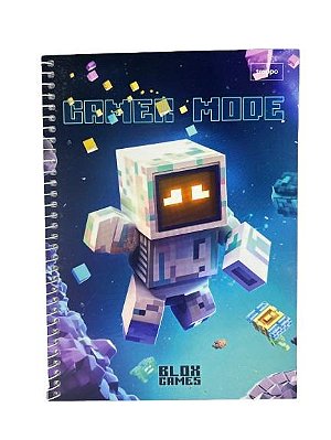 Kit 5 Unid Caderno Univ 96 Fls 1 Mat Blox Games
