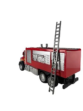 Mini Caminhão de Bombeiro Com Escada