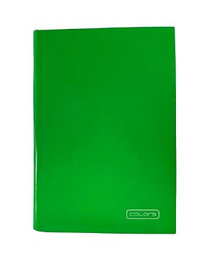Kit 5 Unid Caderno 1/4 Brochura 96 Fls Verde
