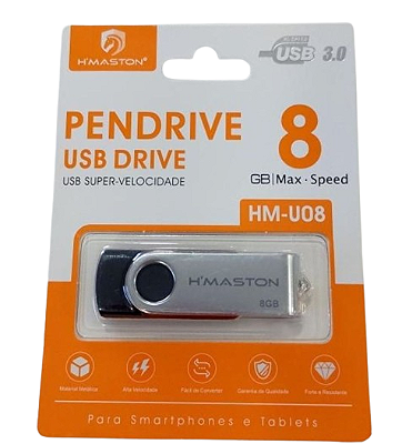 Pendrive 8gb Hmaston Hmu08