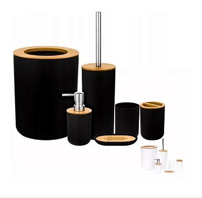 Kit De Acessórios Para Banheiro 6 Pçs Bmax Bmf1080