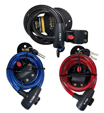 Cadeado Para Bike 12 x 1200mm Btek Bt379
