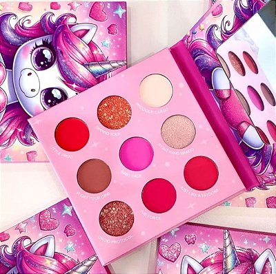 Paleta de Sombras Unicórnio Uni Baby