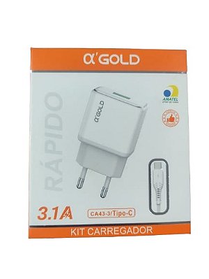 Carregador 3.1a Tpc Agold Ca433