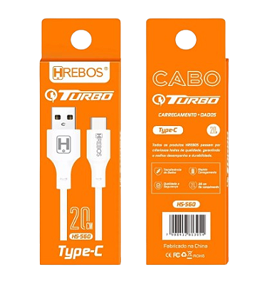 Cabo De Dados 20cm Tpc Hrebos Hs560