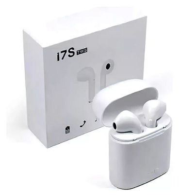 Fone Sem Fio I7s Branco Bluetooth
