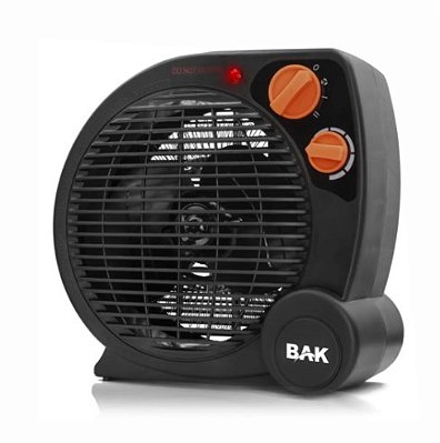 Aquecedor Elétrico 110v 1500w Bak Bkaqu110
