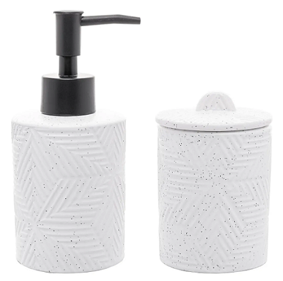 Conjunto Para Banheiro De Cerâmica 2 Pçs Wolff Casa 20711