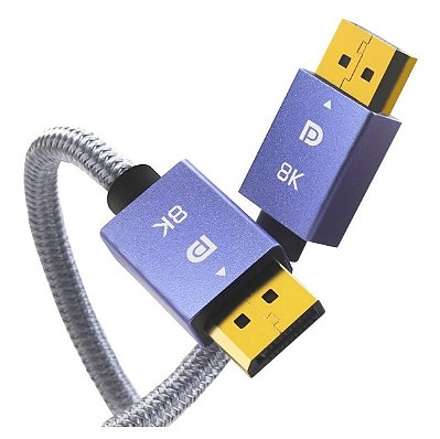 Cabo Display Porte + Hdmi 8k 1,5m Tomate Mcb8001