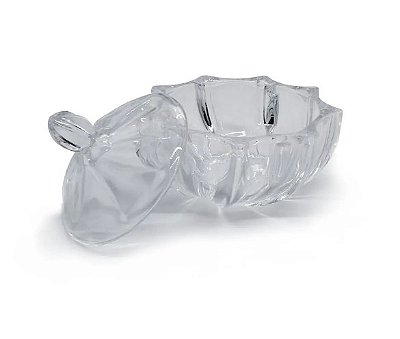 Bomboniere Com Tampa 290ml Original Glass Gl7907