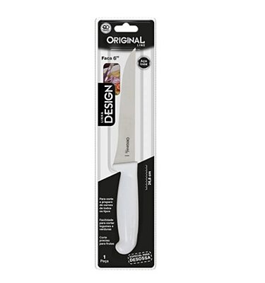 Faca Pro Design 6 Aço Inox Original Line Sl0460