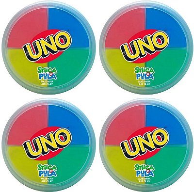 Stiica E Pula Massinha Uno 4 Cores 20g Unidade