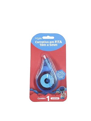 Corretivo Em Fita 10m X 5mm Unid. Futuro Fo242201