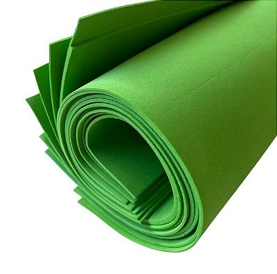 Eva Liso Verde Grama 10 Folhas 40x60cm Futuro Fe052247
